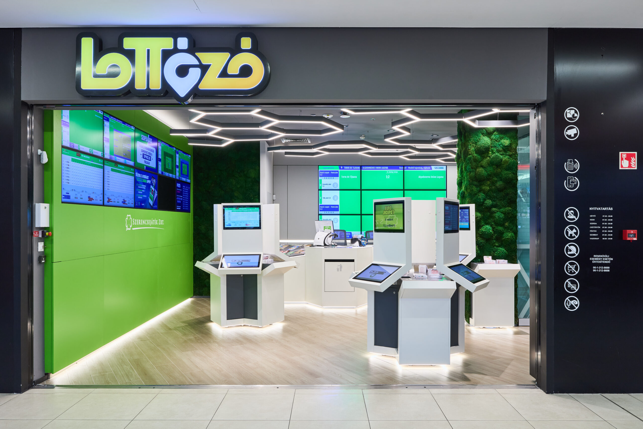 Szerencsejáték Zrt. flagship store lottózó